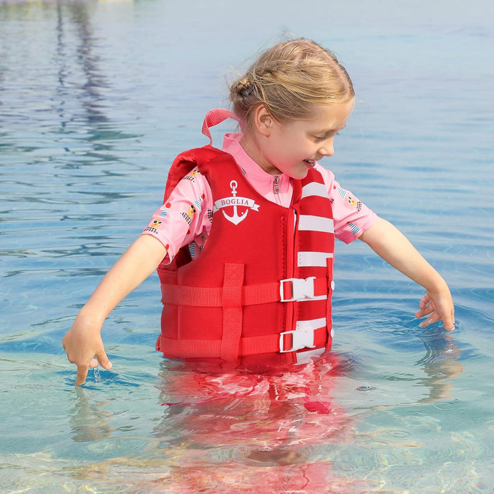 PROTAURI Kinder Schwimmerjacke - Jungen Mädchen Neopren Schwimmen Jacke Kleinkind Schwimmen Lernen B