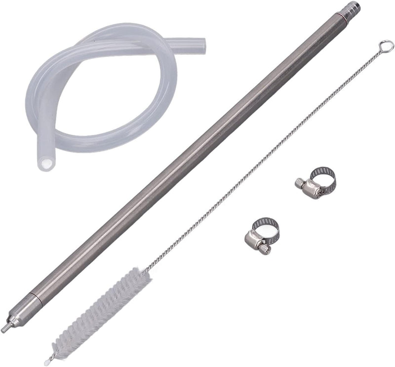 Flaschenfüller, Bier Flaschenfüller, 35,2 cm Edelstahl Federbeladener Bierflaschenfüller,Canning Typ