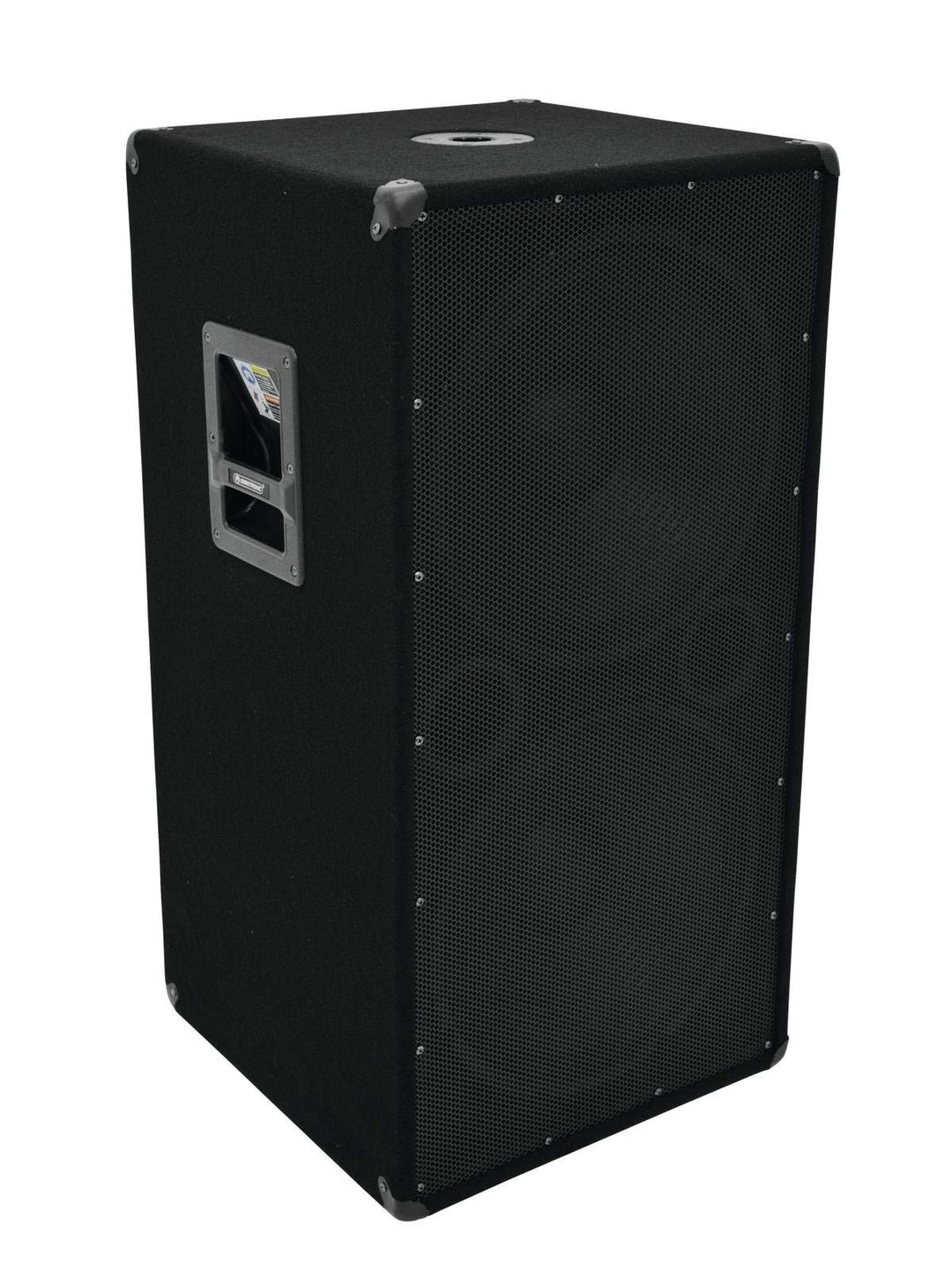 Omnitronic BX-2550 Subwoofer 1200W | 2 x 15" Subwoofer mit 1200 Watt Leistung | Druckvolle Bass-Unte