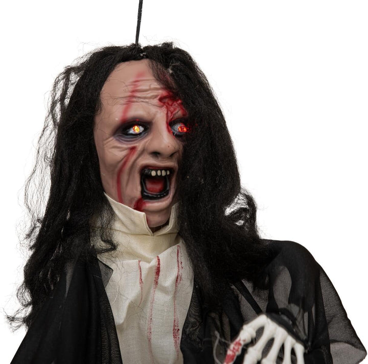 EUROPALMS Halloween Figur Geist, animiert 95cm | Halloween-Dekoration Geist
