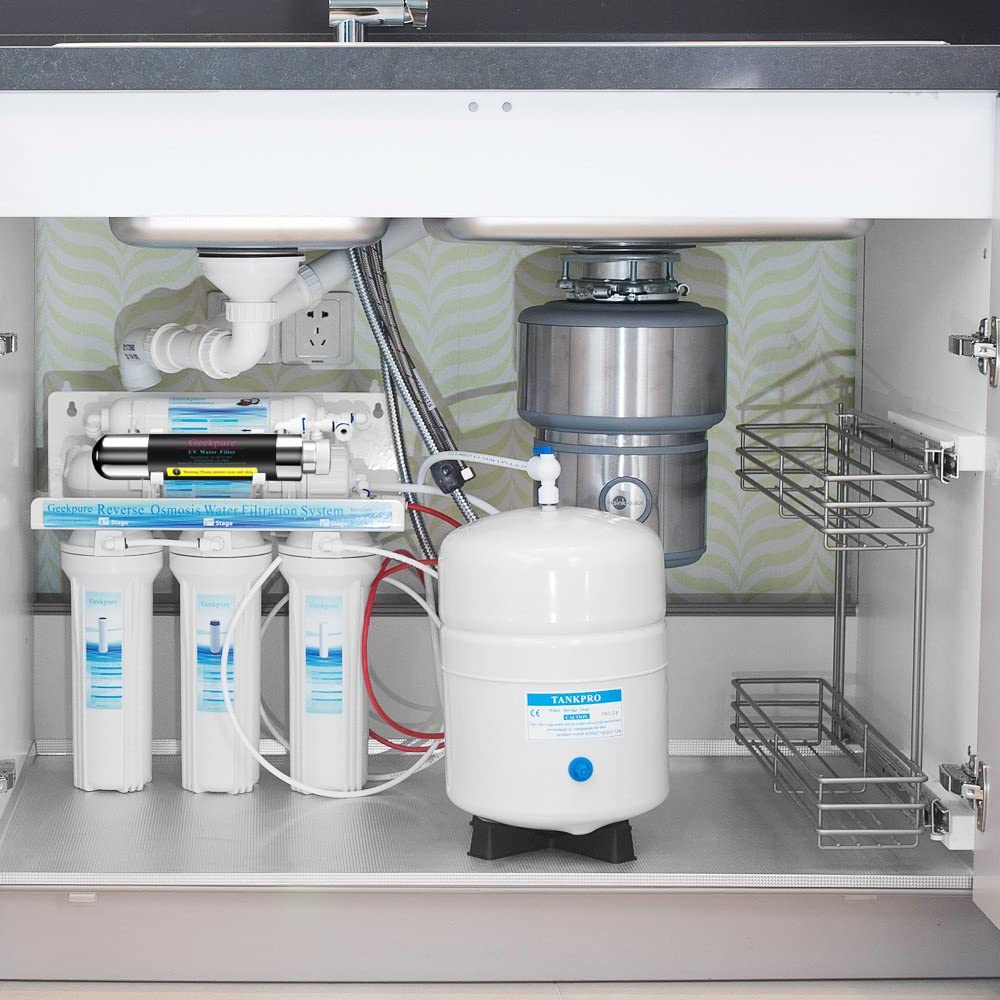 Geekpure 6 Watt UV Wasserfilter für Umkehrosmosefiltration (0,5-1 GPM)