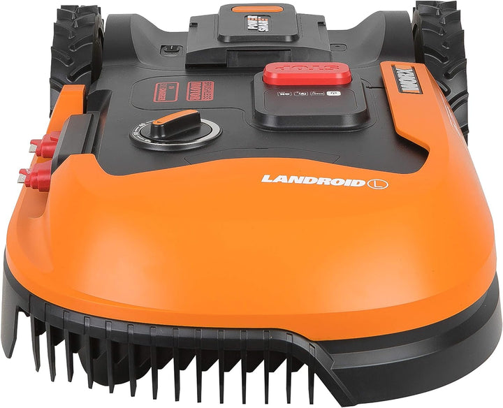WORX Landroid L WR147E Mähroboter/Akkurasenmäher für Gärten bis 1000 qm schwimmendes Mähdeck besonde