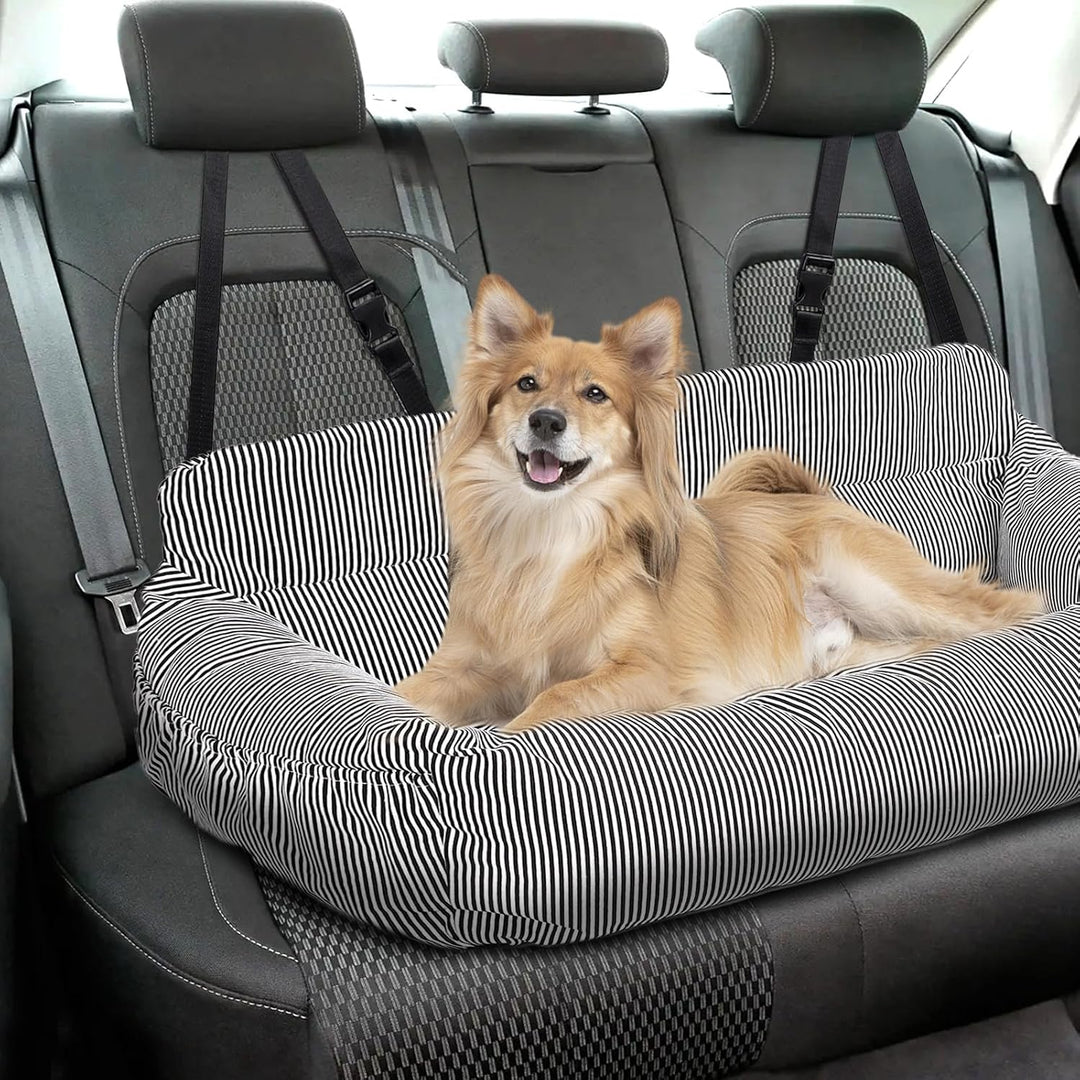 CALIYO Hunde Autositz, Sicherheitsgurt - Waschbarer Autositz Hund für Kleine, Mittlere &amp; Grosse Hund