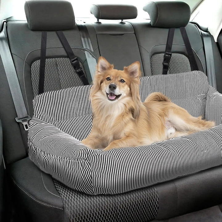 CALIYO Hunde Autositz, Sicherheitsgurt - Waschbarer Autositz Hund für Kleine, Mittlere &amp; Grosse Hund