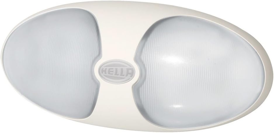 HELLA - Innenraumleuchte - DuraLED 12 - LED - 12V - 3W - LED - Anbau/geschraubt - Lichtscheibenfarbe