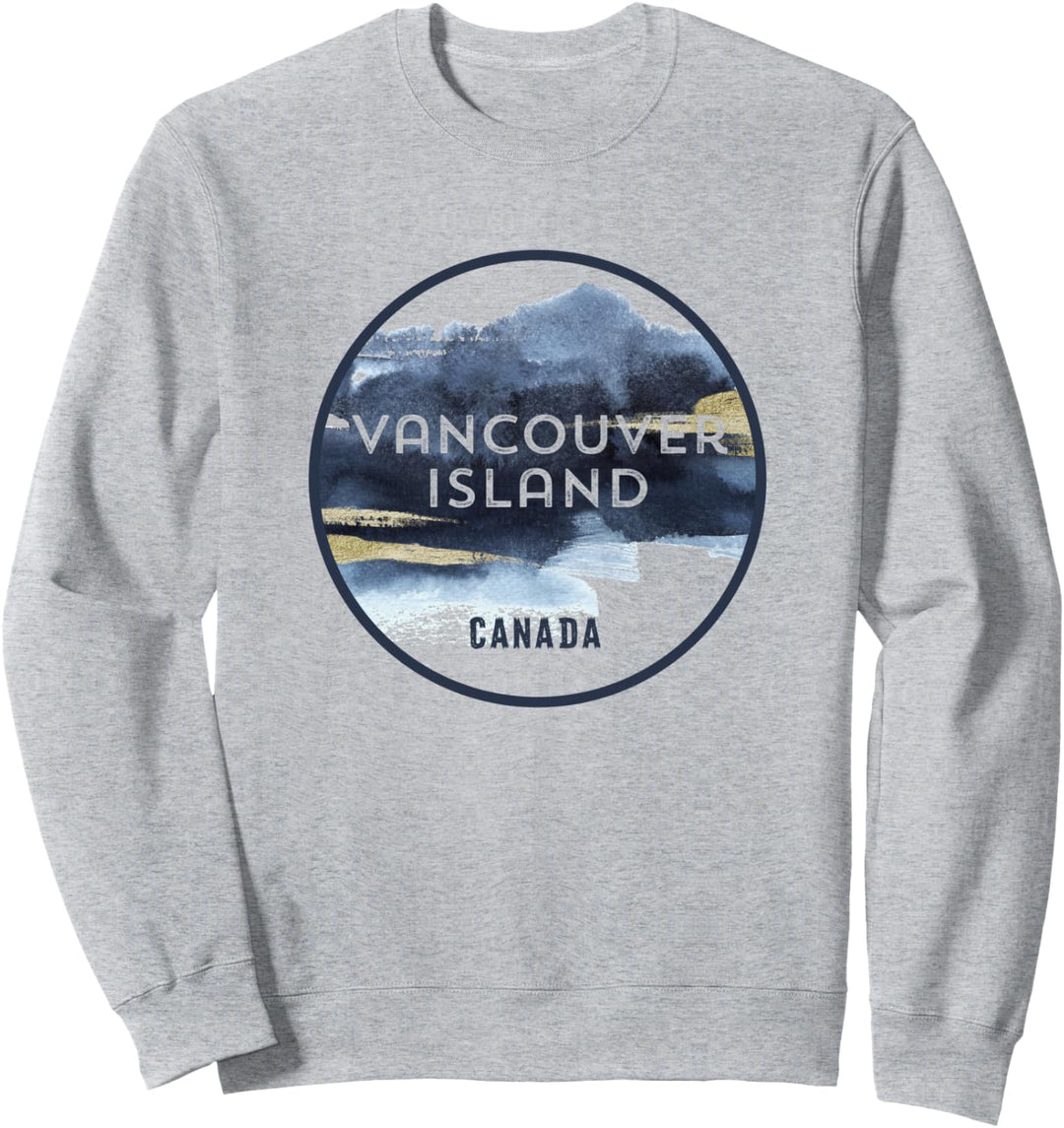 Vancouver Island British Columbia Kanada Aquarell Design Sweatshirt