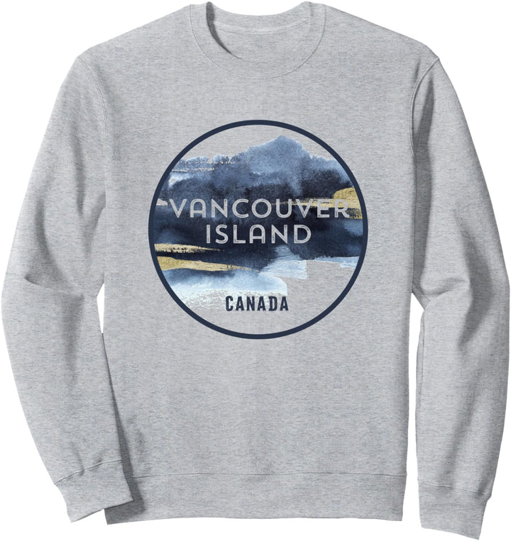 Vancouver Island British Columbia Kanada Aquarell Design Sweatshirt