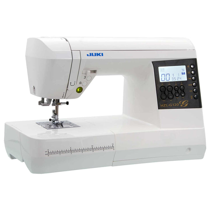 JUKI HZL-G120 Elektronische Nähmaschine, Metall, Weiss, 44,5 x 22,3 x 29,2 cm