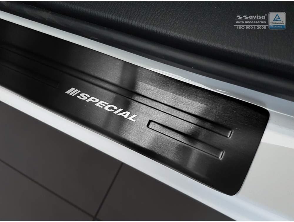 Avisa Edelstahl Heckstossstangenschutz kompatibel mit Mazda CX-5 II 2017- 'Ribs'