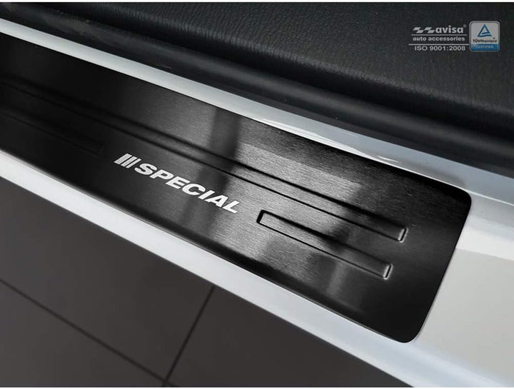 Avisa Edelstahl Heckstossstangenschutz kompatibel mit Mazda CX-5 II 2017- 'Ribs'