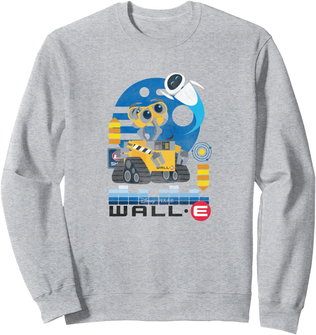 Disney Pixar Wall-E Eve Cartoon Art Sweatshirt