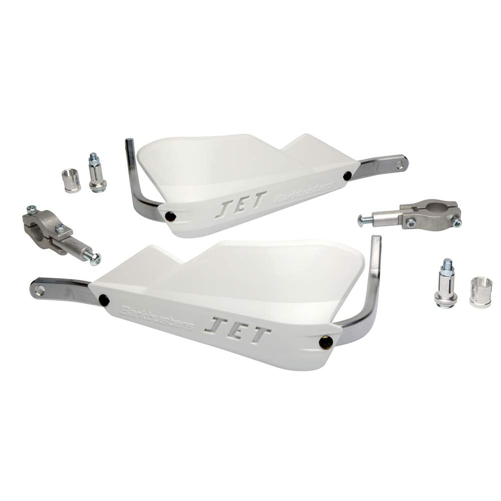 SW-MOTECH Barkbuster Jet 2-Punkt Handprotektoren 22mm weiss, Unisex, Multipurpose, Ganzjährig, Kunst