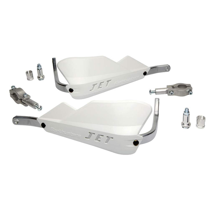 SW-MOTECH Barkbuster Jet 2-Punkt Handprotektoren 22mm weiss, Unisex, Multipurpose, Ganzjährig, Kunst