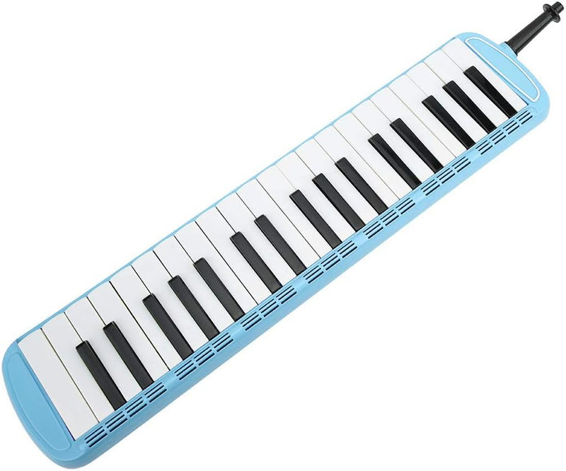 37 Tasten Melodica Pianica Tube Lange flexible Melodica Tube mit Mundstück Blowpipe Aufbewahrungstas