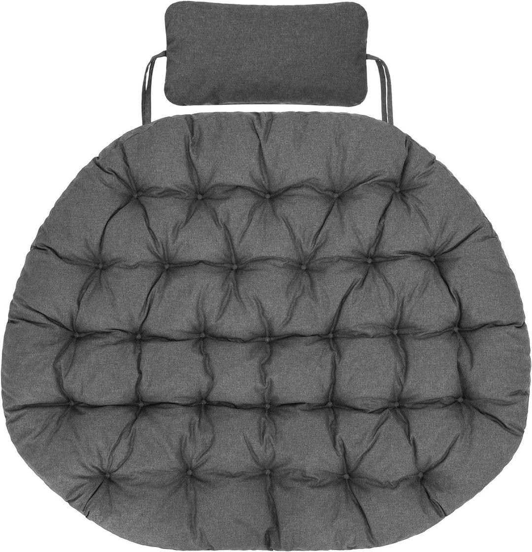 Bjird Hängesessel Kissen, Polster, Auflage für Polyrattan & Rattan Hängeschaukel, Sitzauflage für Hä