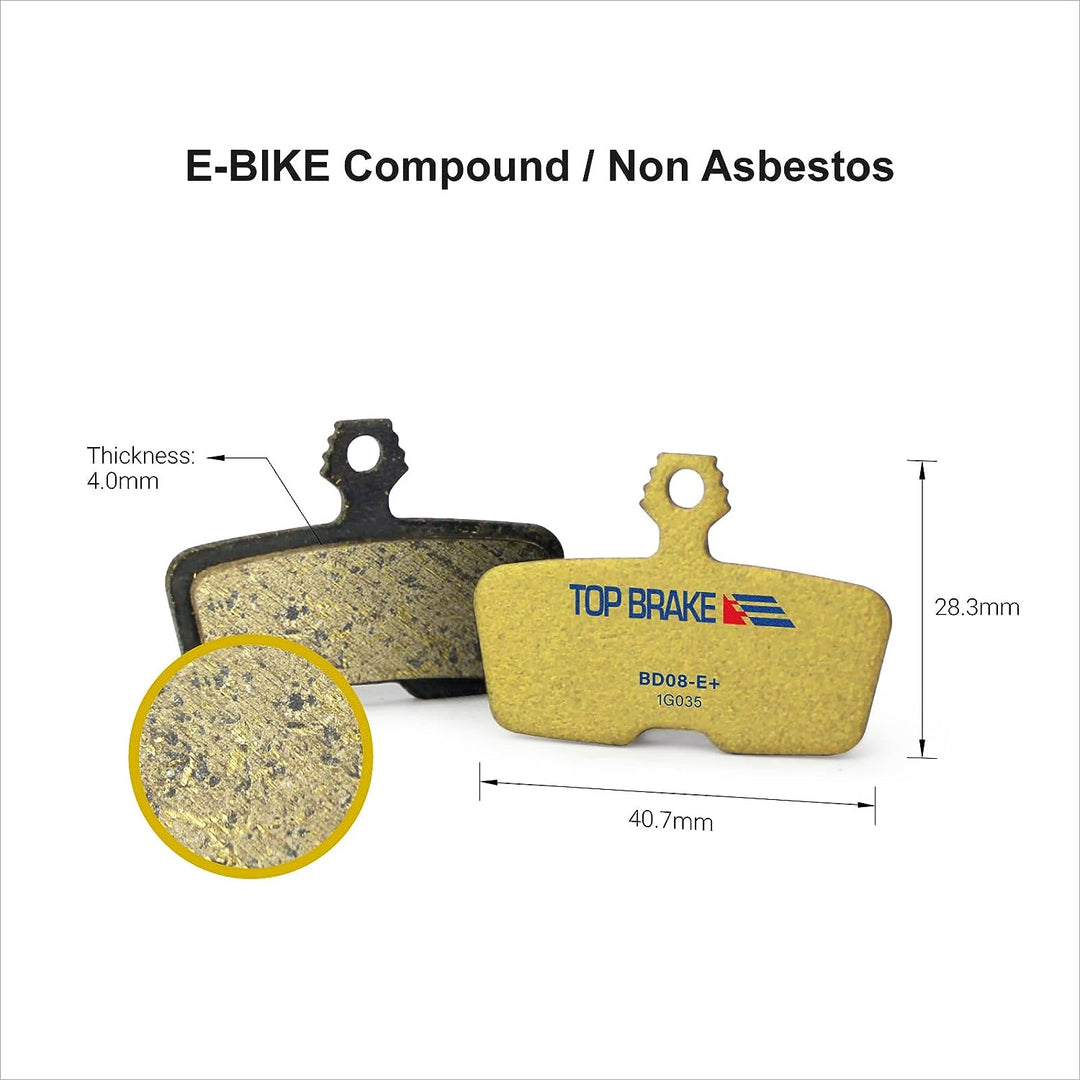 Top Brake Scheibenbremsbeläge Fahrrad für AVID SRAM Code R/RE/RSC, Guide RE