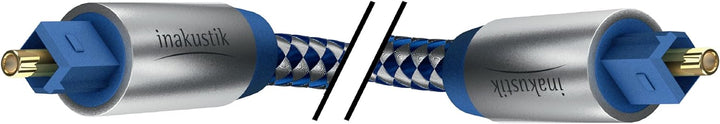 inakustik – 0041210 – Premium Optokabel | Für die Übertragung digitaler Audiosignale | 10m in Blau |
