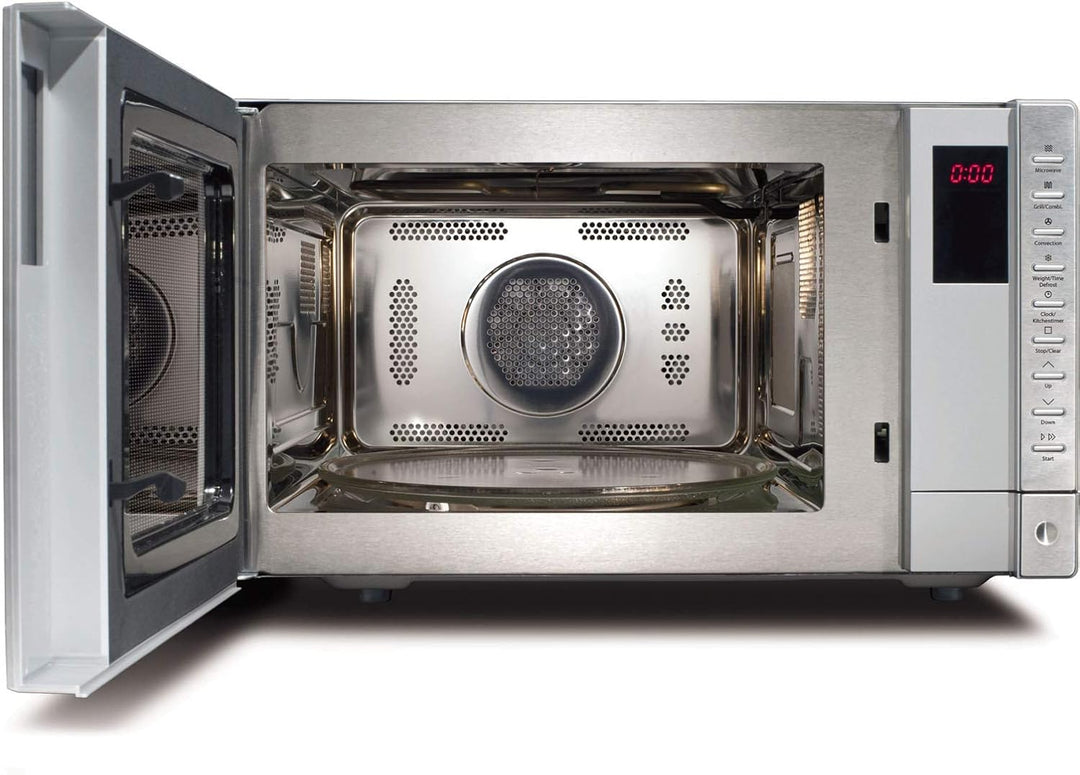 Caso | HCMG25 3-in-1 Mikrowelle mit Grill + Heissluft 2500W | High-Convection bis 240°C, Drehteller