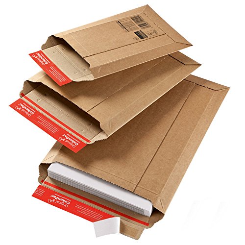 ColomPac CP 010.07 Versandtaschen 290x400 mm aus Wellpappe, braun - 100 Stück