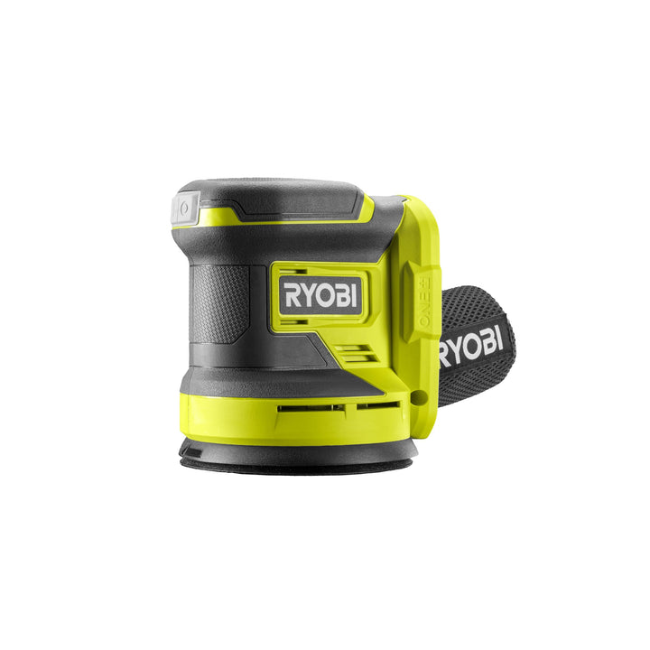 RYOBI 18 V ONE+ Akku-Exzenterschleifer RROS18-0, 125 mm Schleifteller, 2,5 mm Schwingkreis, Effizien