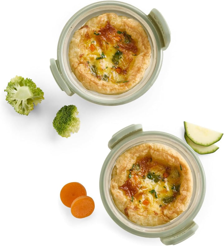 Lékué Mini-Gläser für Heissluftfritteuse 4er-Set, Mini-Gläser