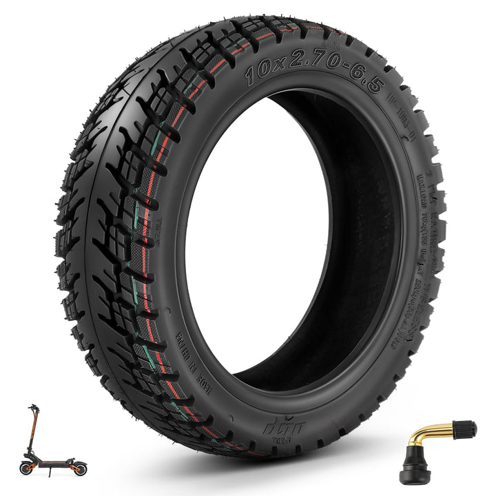 10x2,7-6,5/10x2,75-6,5 Off-Road Tubeless Ersatzreifen für KuKirin G3/Kukirin G2 Master(2025)/Smartgy