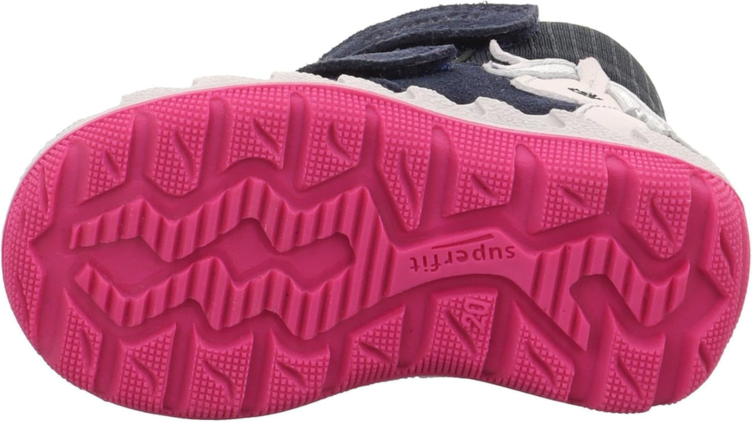 Superfit Mädchen Icebird Warm Gefütterte Gore-tex Schneestiefel 20 EU Schmal Blau Pink 8020, 20 EU S