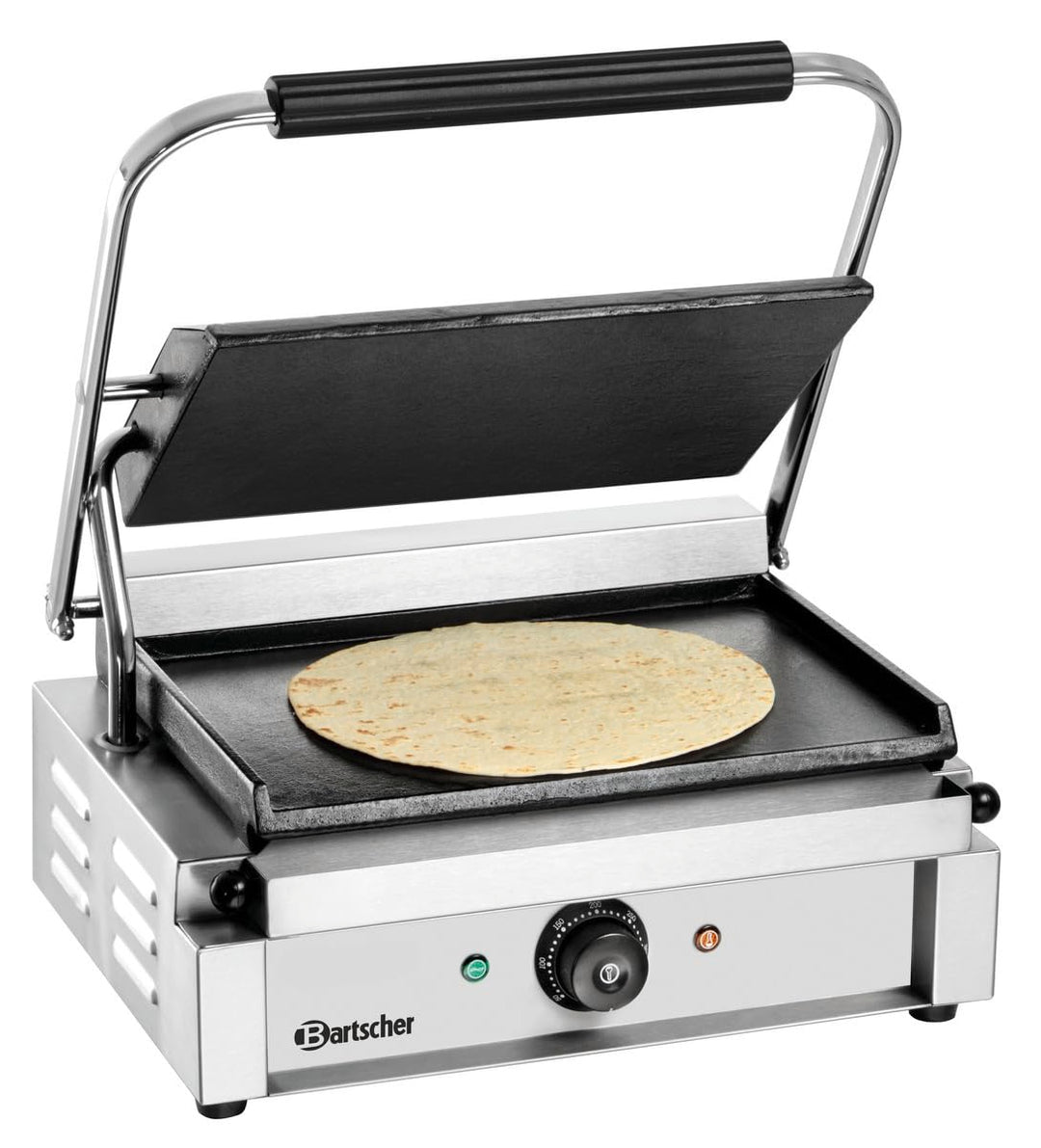 Bartscher Elektro-Kontaktgrill 2,2 kW Grillplatten glatt Gastronomiebedarf