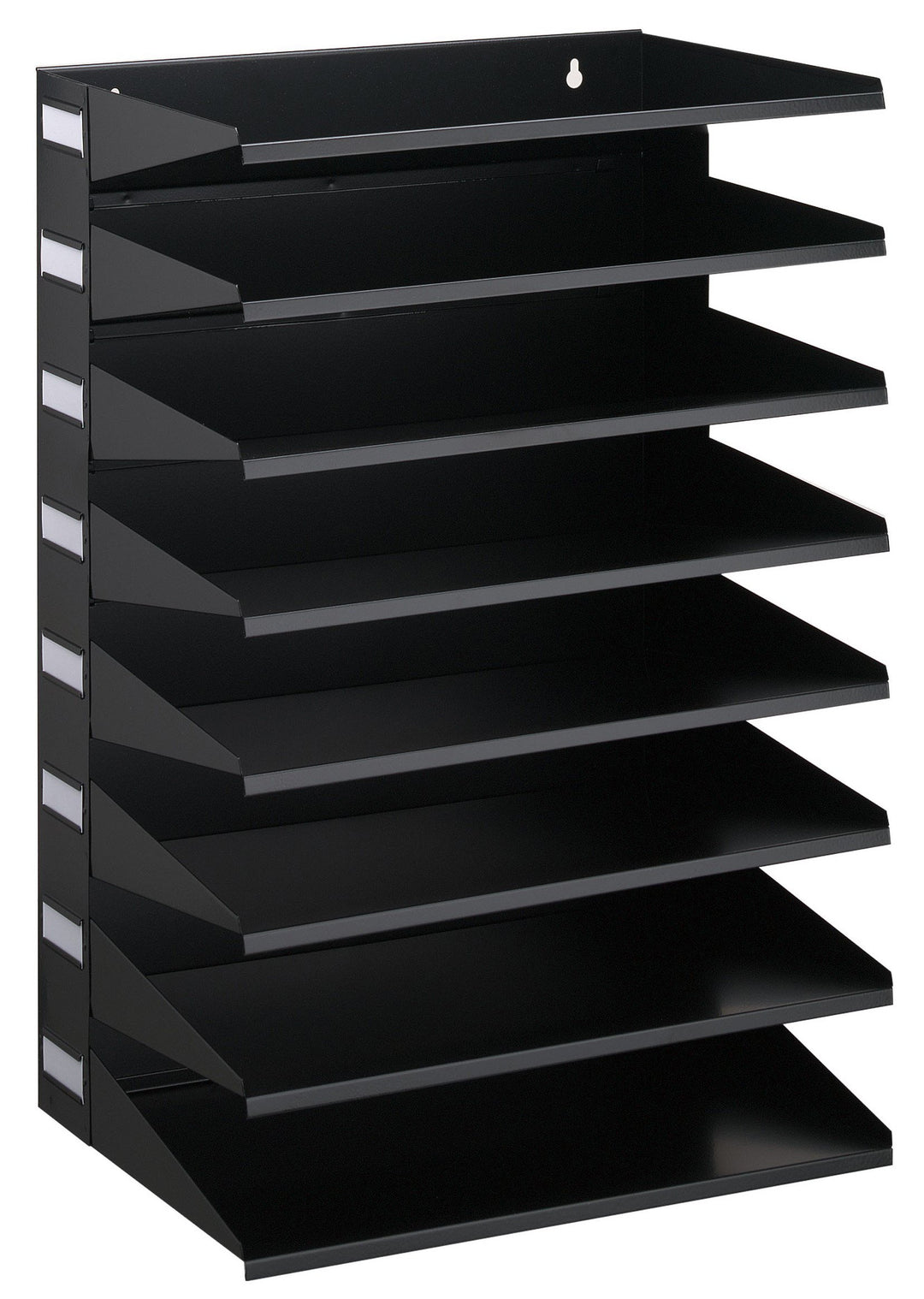 Durable Sortierreck (mit 8 Ablagefächern), für Tisch oder Wand, schwarz, 336101 Schwarz 8 Fächer, Sc