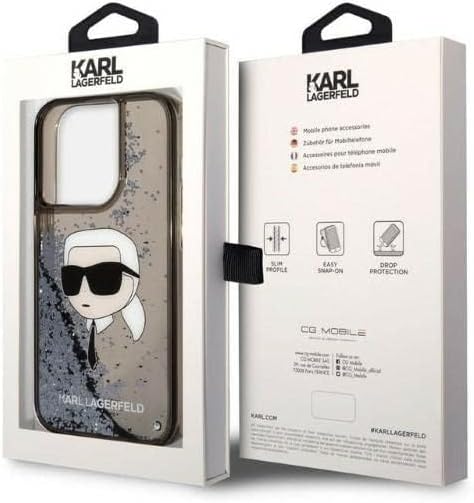KARL LAGERFELD KLHCP14XLNKHCK Hülle für iPhone 14 Pro Max 6,7" Schwarz hardcase