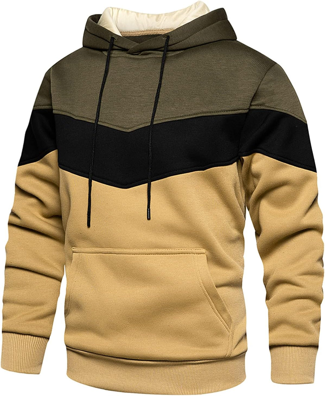 MANLUODANNI Herren Kapuzenpullover Raglan Men's Hoodie Pullover mit Kapuze Casual Sweatshirt Classic