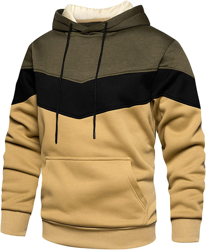MANLUODANNI Herren Kapuzenpullover Raglan Men's Hoodie Pullover mit Kapuze Casual Sweatshirt Classic