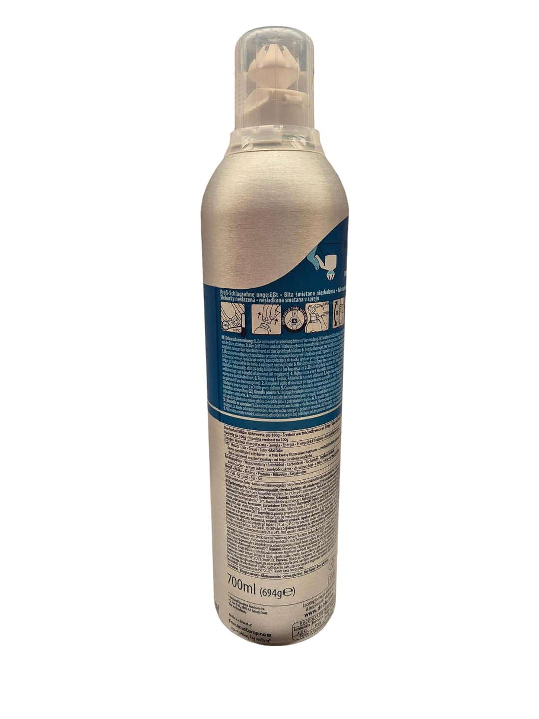 minafood-Set: 3 xDebic Profi-Schlagsahne ungesüsst, 700 ml