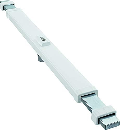 Abus Panzerriegel PR2800 | Farbe: Edelstahl-Look | für Türblattbreite (mm): 980-1200