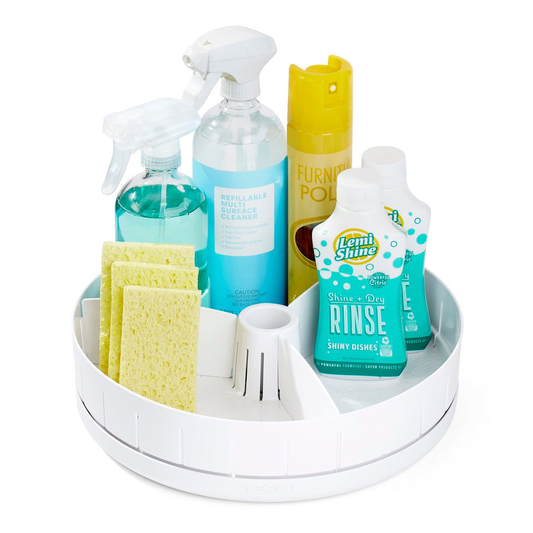 YouCopia 50264 SinkSuite Organizer für Waschbecken, Kunststoff, weiss SinkSuite Plattenspieler, Sink