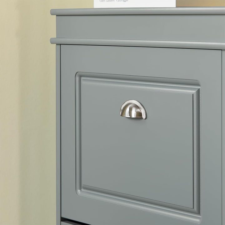 SoBuy Schuhschrank mit 3 Klappen - Schmaler Schuhkipper mit 6 Ablagen, Verstellbares Schuhregal für