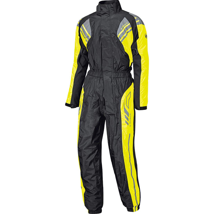 Held Regenkombi Motorrad Regenbekleidung Regenanzug Flood Regenkombi schwarz/neon-gelb L, Unisex, Mu