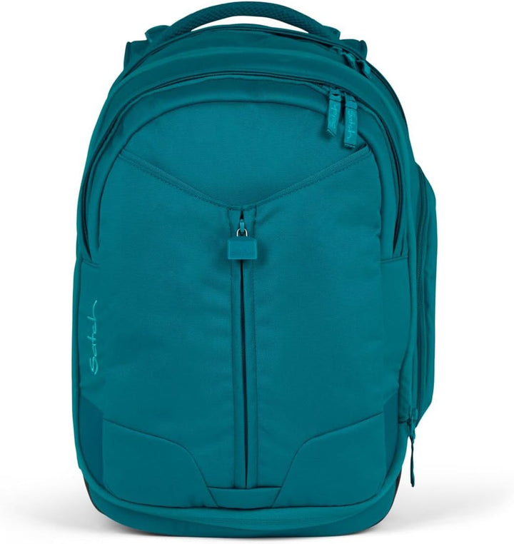 Satch Match Schulrucksack Set 3tlg. (Deep Petrol) inkl. Schlamperbox und Sporttasche, Deep Petrol