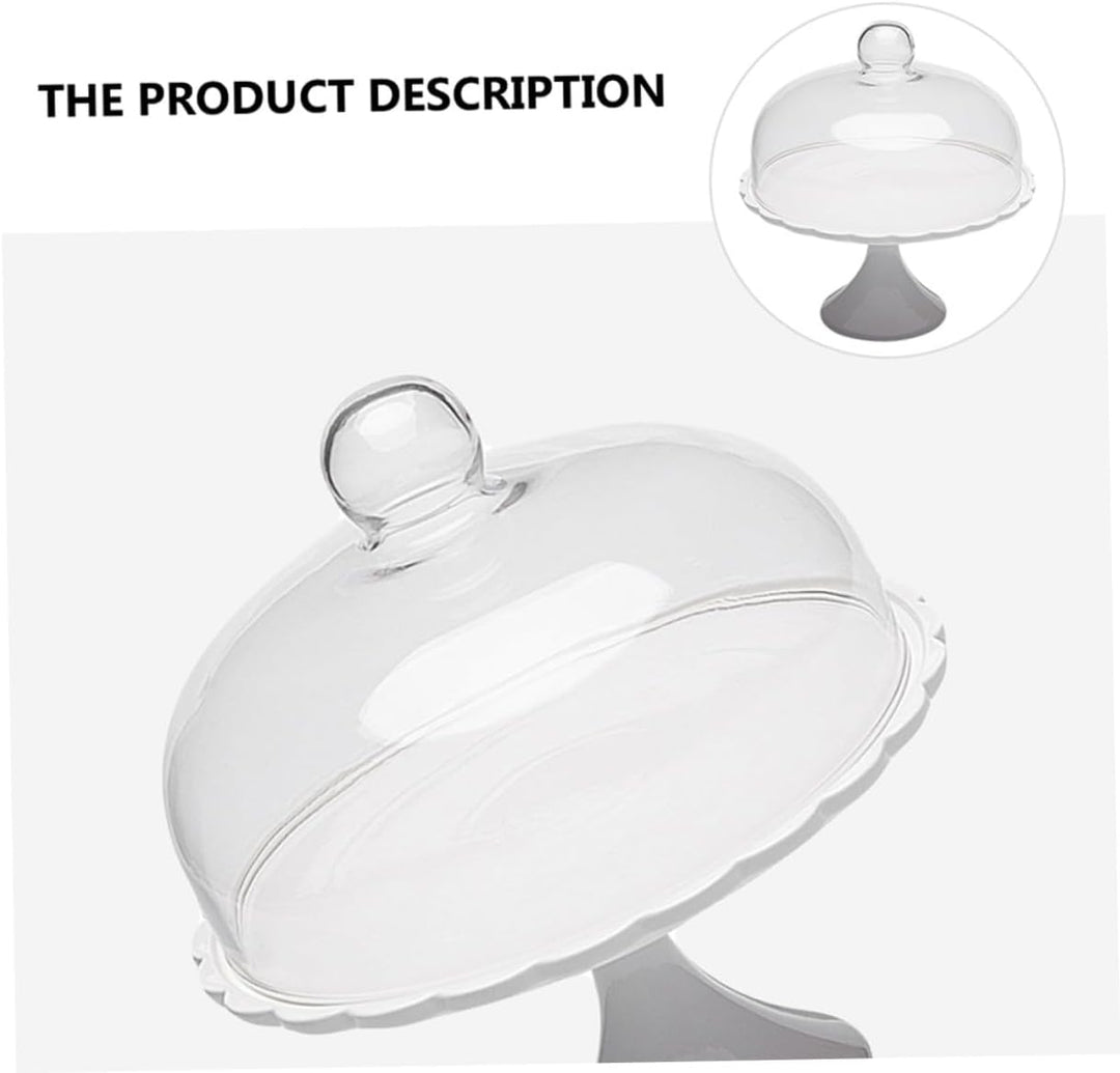 Glas Tortenplatte Mit Deckel Footed Cake Plate mit Kuppel Keramik Dessert St?nder mit Glas Dome Deck