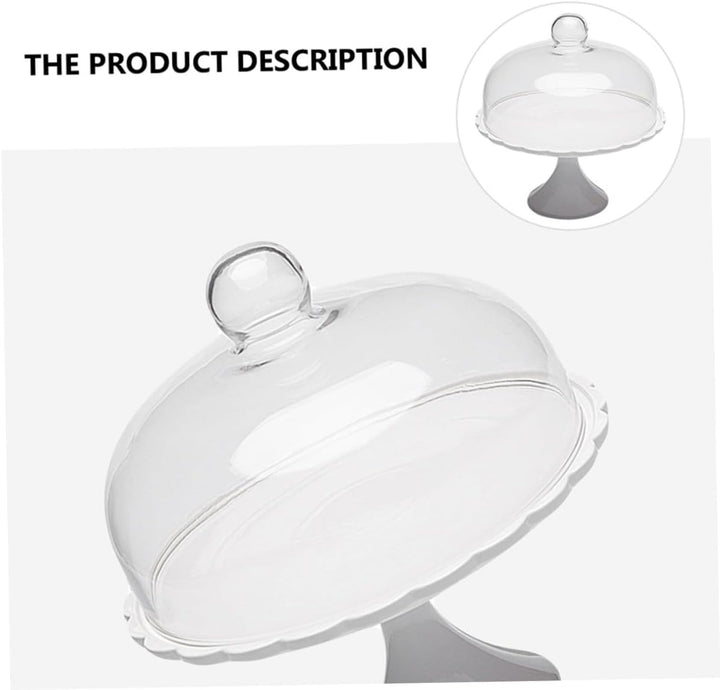 Glas Tortenplatte Mit Deckel Footed Cake Plate mit Kuppel Keramik Dessert St?nder mit Glas Dome Deck