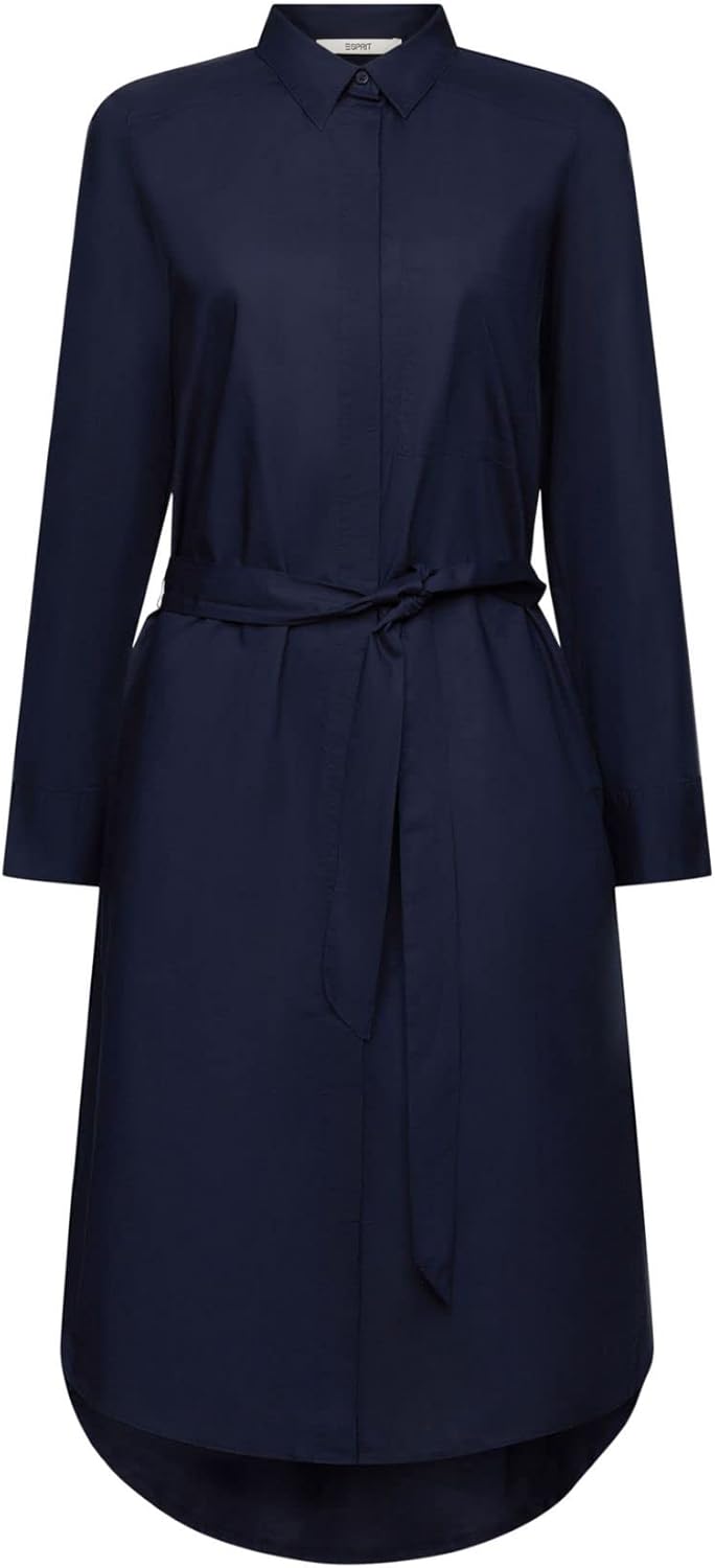 ESPRIT Damen 033ee1e328 Kleid 32 400/Navy, 32 400/Navy