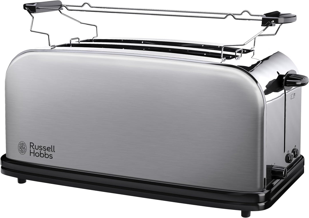 Russell Hobbs Toaster [2-Schlitz-Langschlitz für 4 Scheiben / 2 breite Brotscheiben] Adventure Edels