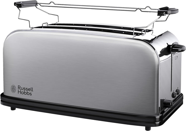 Russell Hobbs Toaster [2-Schlitz-Langschlitz für 4 Scheiben / 2 breite Brotscheiben] Adventure Edels