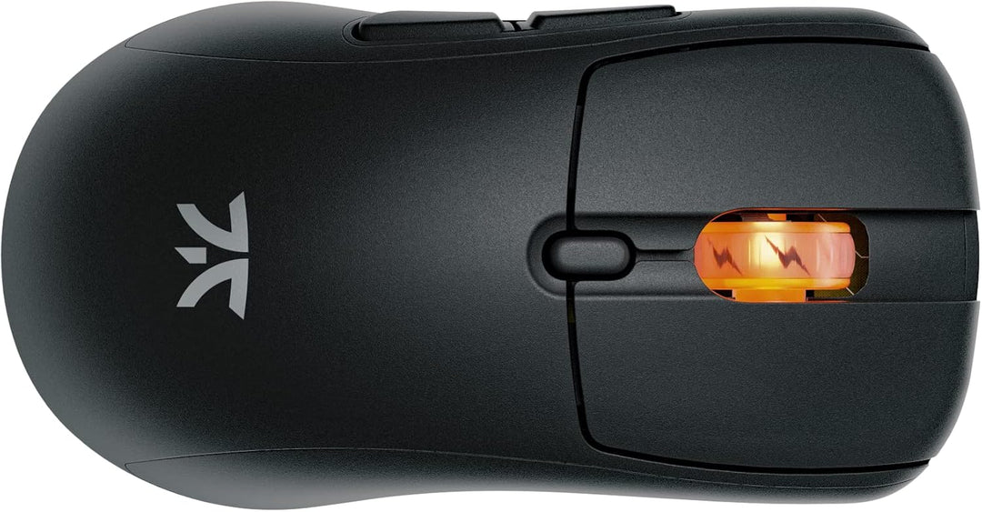 Fnatic BOLT Schwarz kabellose Gaming Maus – Pixart 3370 Sensor, 67g, WiFi & Bluetooth Akkulaufzeit 1