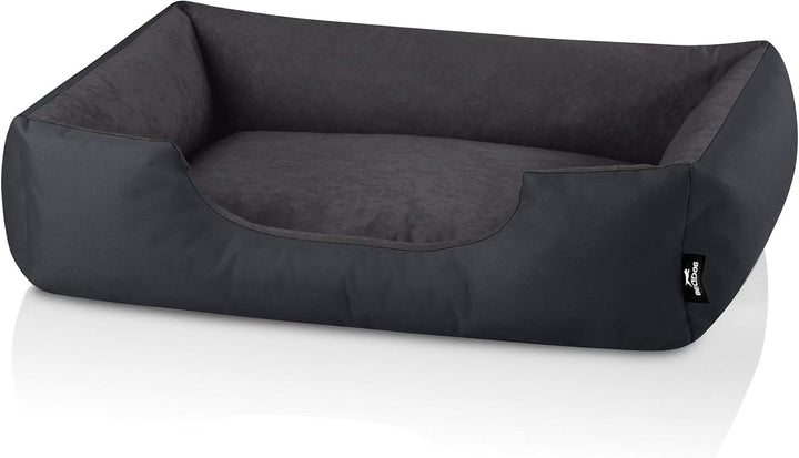 BedDog Hundebett Zara, Hundekissen mit abziehbaren waschbaren Bezug, Hundekorb, Hundesofa, für mitte