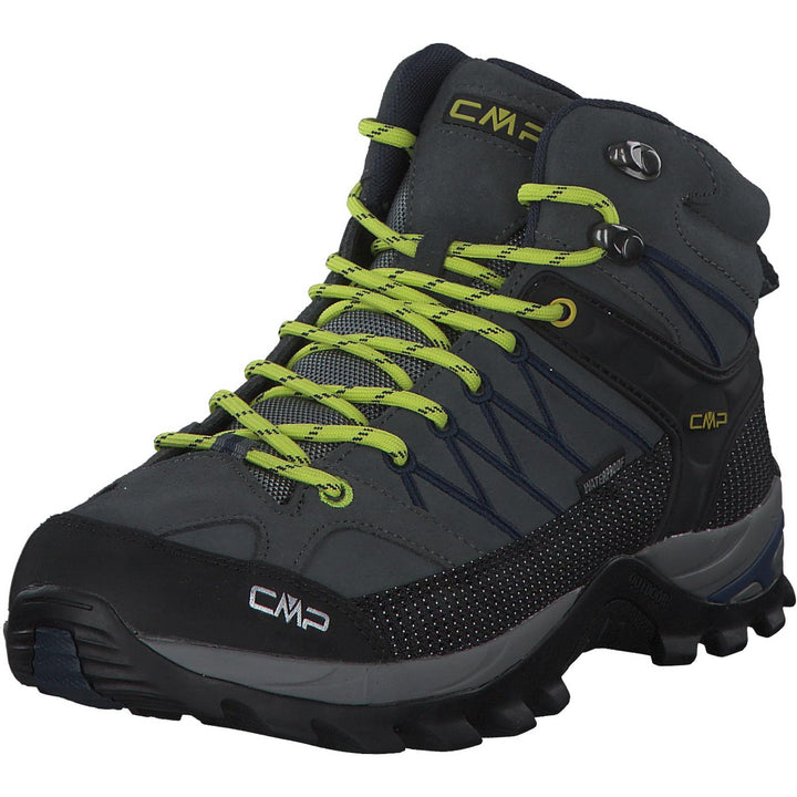 CMP Herren Rigel Mid Shoes Wp Trekking-Schuhe 40 EU Grau Blau Grey B Blue, 40 EU Grau Blau Grey B Bl