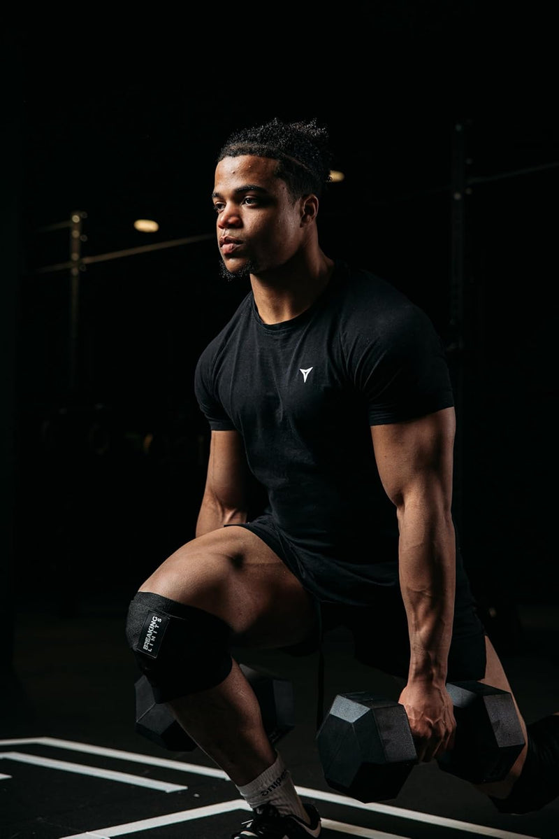 BREAKING LIMITS Kniebandage Kraftsport – Kniebandagen für Powerlifting, Gym, Krafttraining & Bodybui