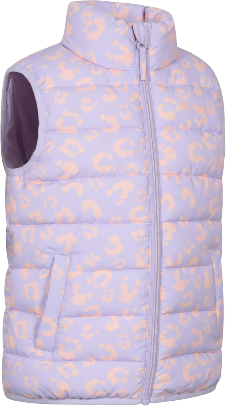 Mountain Warehouse Gepolsterte Kinder-Weste von Rocko - wasserabweisend, Mikrofaserweste, 2 Vorderta
