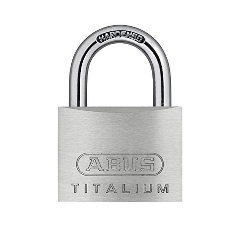 ABUS 54TI/50 54 Lock Tag Vorhängeschloss Vorhangschloss, silber 50 mm Standardbügel, 50 mm Standardb