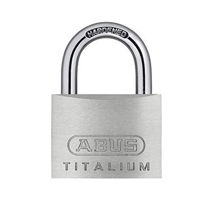 ABUS 54TI/50 54 Lock Tag Vorhängeschloss Vorhangschloss, silber 50 mm Standardbügel, 50 mm Standardb
